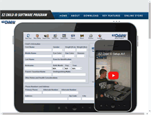 Tablet Screenshot of ezchildid.com